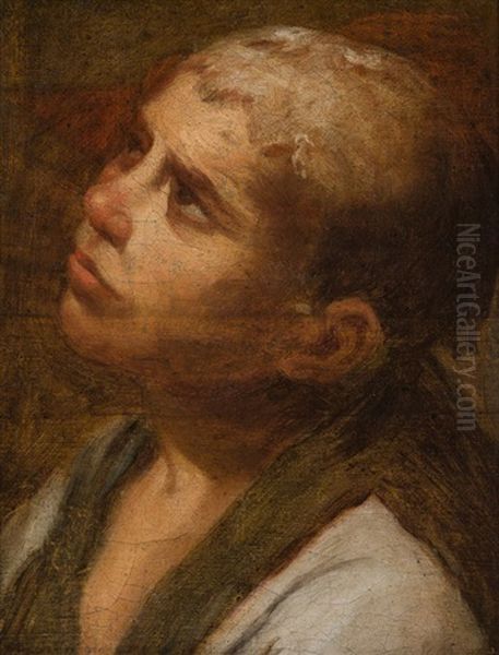 Knabenkopf Oil Painting by Bartolome Esteban Murillo