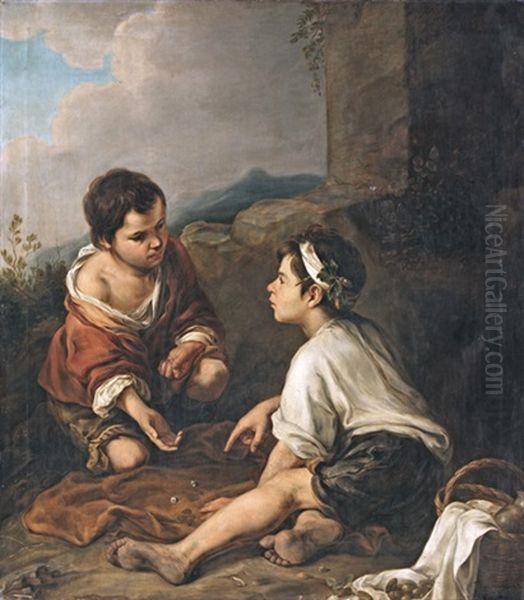 Dobokockazo Fiuk Oil Painting by Bartolome Esteban Murillo