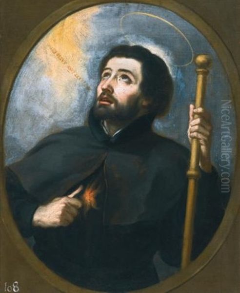 Saint Francis Xavier Oil Painting by Bartolome Esteban Murillo