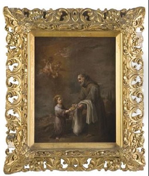 San Felix De Cantalicio Oil Painting by Bartolome Esteban Murillo