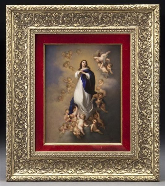 Our Lady Madonna Oil Painting by Bartolome Esteban Murillo