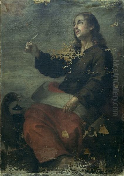 San Juan Evangelista Oil Painting by Bartolome Esteban Murillo