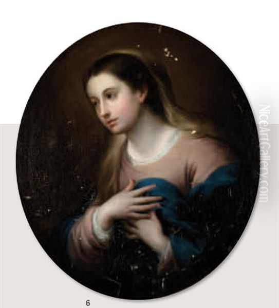 Vierge Oil Painting by Bartolome Esteban Murillo