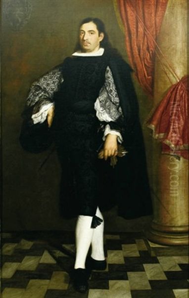 Portrait Of A Nobleman Oil Painting by Bartolome Esteban Murillo