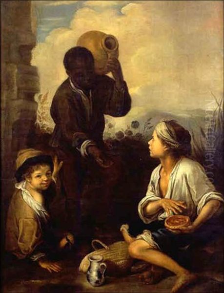 Le Pauvre Noir by Bartolome Esteban Murillo