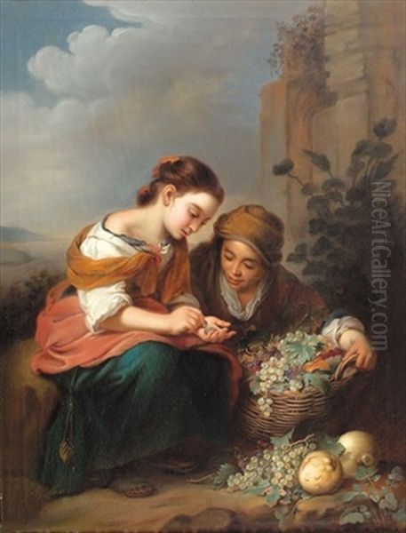 Die Kleine Obsthandlerin Oil Painting by Bartolome Esteban Murillo