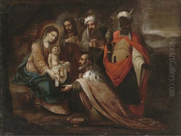 The Adoration Of The Magi Oil Painting by Bartolome Esteban Murillo