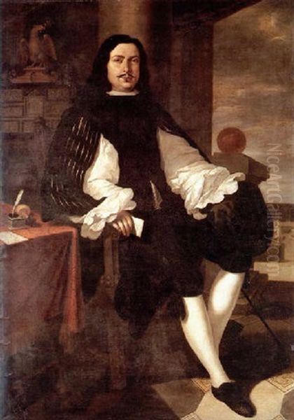 Portrait De Giovanni Battista Priaioggia Oil Painting by Bartolome Esteban Murillo