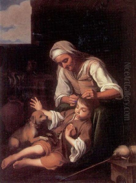 The Toilette Oil Painting by Bartolome Esteban Murillo