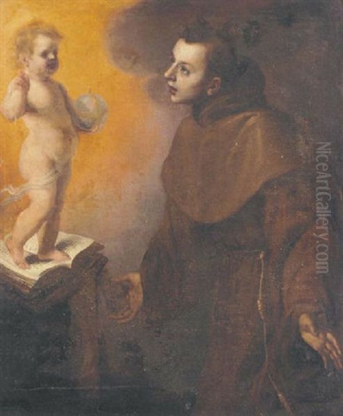 The Vision Of Saint Francis Oil Painting by Bartolome Esteban Murillo