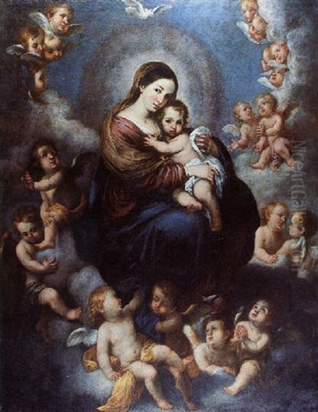 Exaltacion De Maria by Bartolome Esteban Murillo