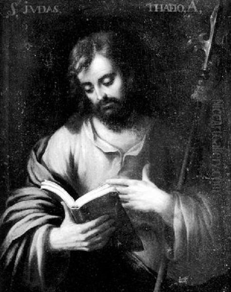 St. Jude Oil Painting by Bartolome Esteban Murillo