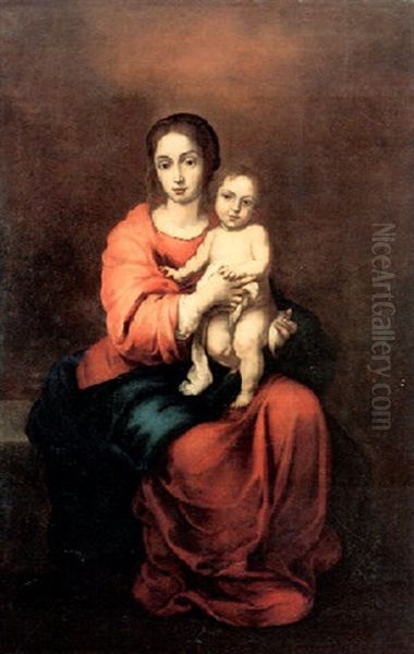 Die Kinnaird-madonna Oil Painting by Bartolome Esteban Murillo