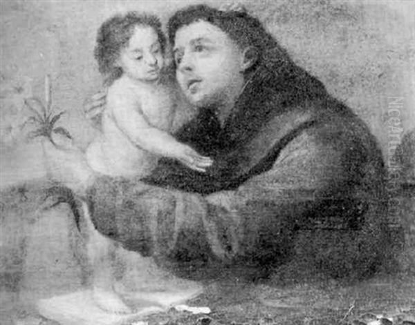 The Vision Of St. Anthony Of Padua Oil Painting by Bartolome Esteban Murillo