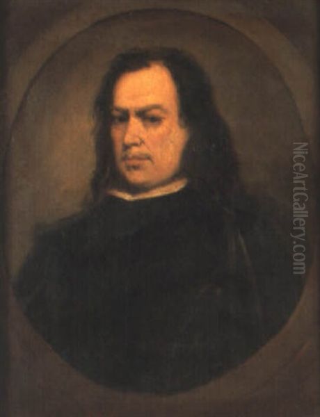 Portrait Of Bartolom, Esteban Murillo Oil Painting by Bartolome Esteban Murillo