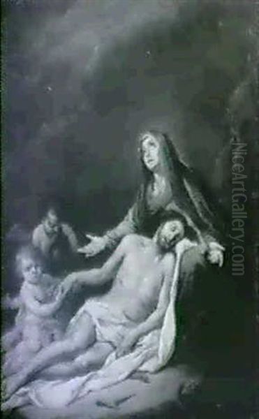 Pieta Oil Painting by Bartolome Esteban Murillo