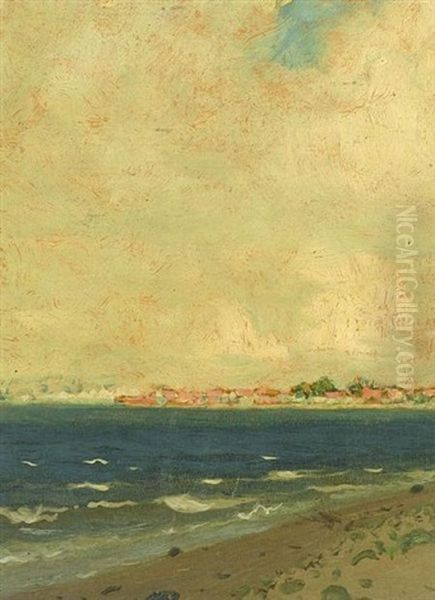 Catano/a Puerto Rico View Oil Painting by Hermann Dudley Murphy