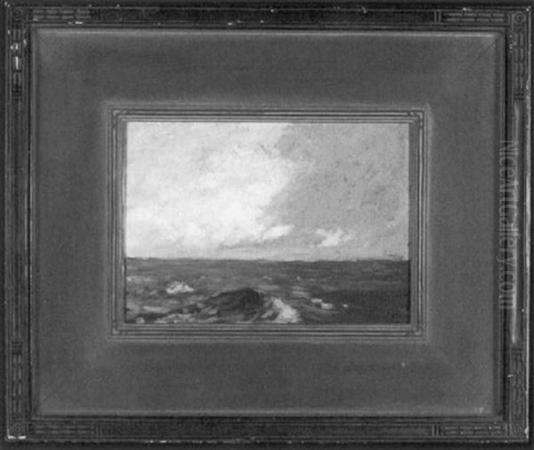 Mid Ocean Oil Painting by Hermann Dudley Murphy