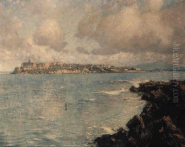 Morro Castle, San Juan Oil Painting by Hermann Dudley Murphy