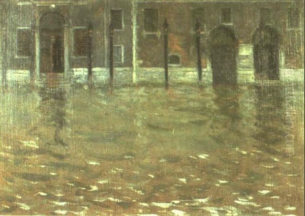 Palazzo Da Mula, Venice Oil Painting by Hermann Dudley Murphy