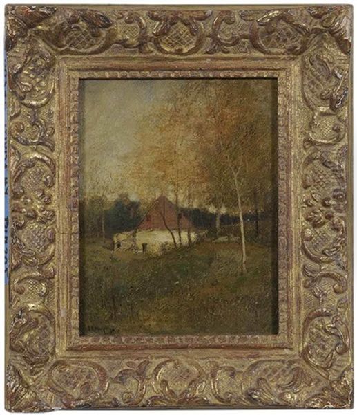 Landscape With House Oil Painting by John Francis Murphy