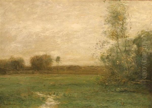 A Gray Day Oil Painting by John Francis Murphy