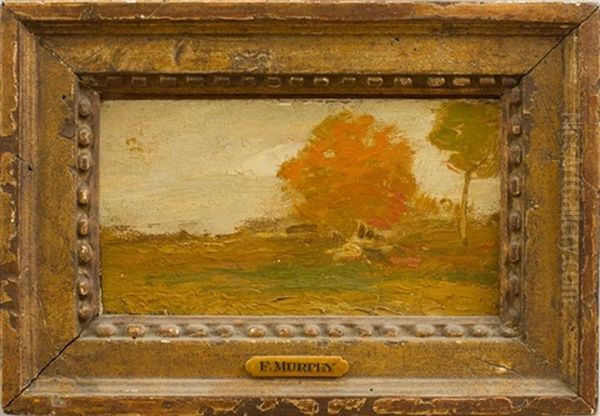 Landscape With Orange Tree Oil Painting by John Francis Murphy