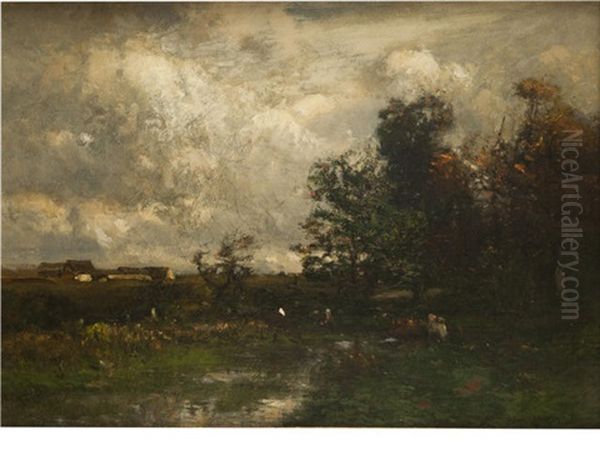 Gray Afternoon Oil Painting by John Francis Murphy