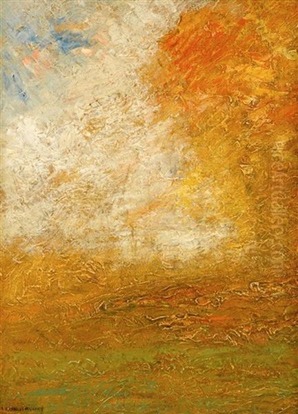 Autumn Tone Oil Painting by John Francis Murphy