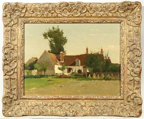 House In Montigny Oil Painting by John Francis Murphy