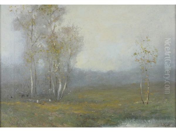 Autumn Mist Oil Painting by John Francis Murphy