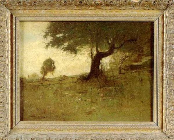 Landscape With Trees Oil Painting by John Francis Murphy