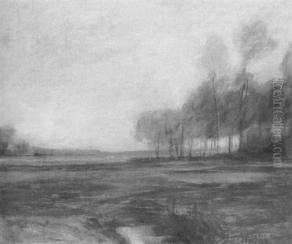 Tonal Landscape Oil Painting by John Francis Murphy