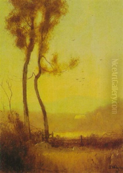 Morning Glow Oil Painting by John Francis Murphy