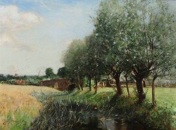 Landscape Oil Painting by Sir David Murray