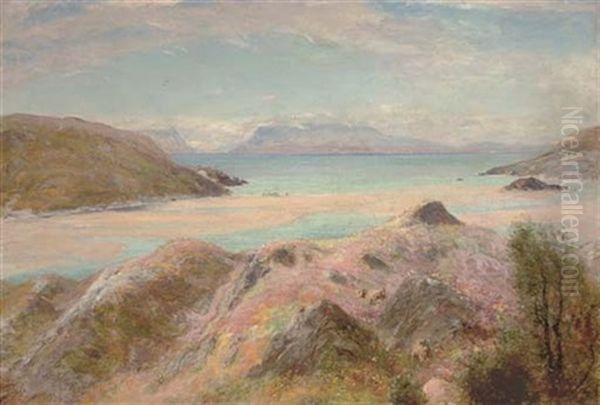 Morar Bay Oil Painting by Sir David Murray