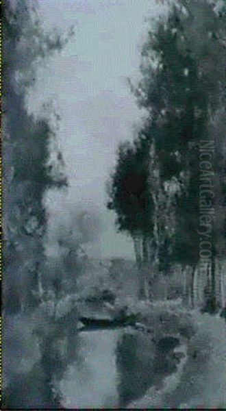 L'avenue De L'eau Oil Painting by Sir David Murray