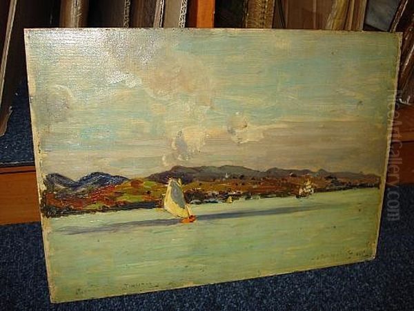 Port Of Spain, Trinidad Oil Painting by John Reid Murray