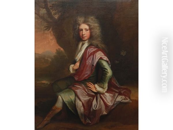 Sir Edward Smyth, 3rd. Baronet Of Hill Hall. Co. Essex Oil Painting by Thomas Murray