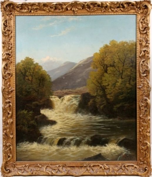 Capel Curig, Wales Oil Painting by Francis Sydney Muschamp