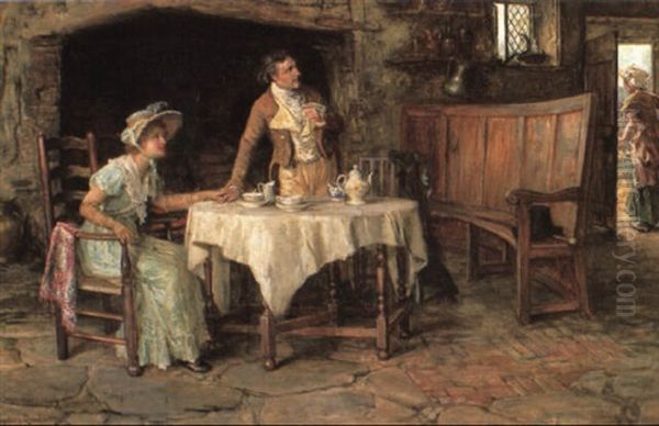 The Elopement Oil Painting by Francis Sydney Muschamp