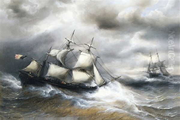 The Independance Rounding Cape Horn by Francois-Etienne Musin