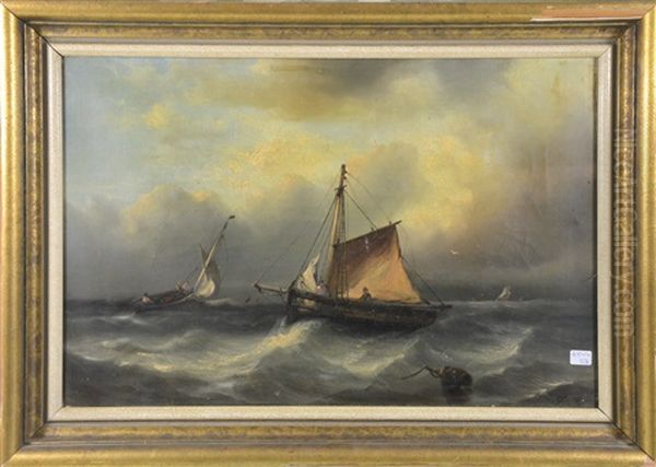 Marine Oil Painting by Francois-Etienne Musin