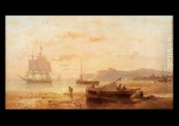 Seascape Oil Painting by Francois-Etienne Musin