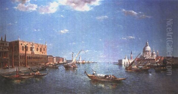 Venezianische Ansicht Oil Painting by Francois-Etienne Musin