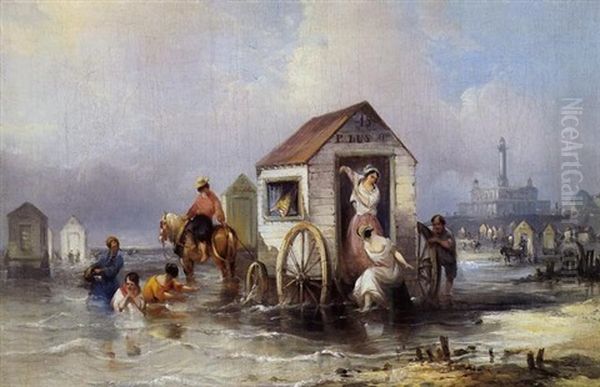 Badevergnugen (ostende?) by Francois-Etienne Musin