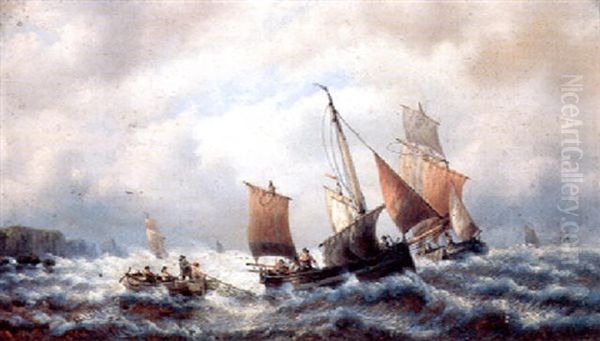 Marine Oil Painting by Francois-Etienne Musin