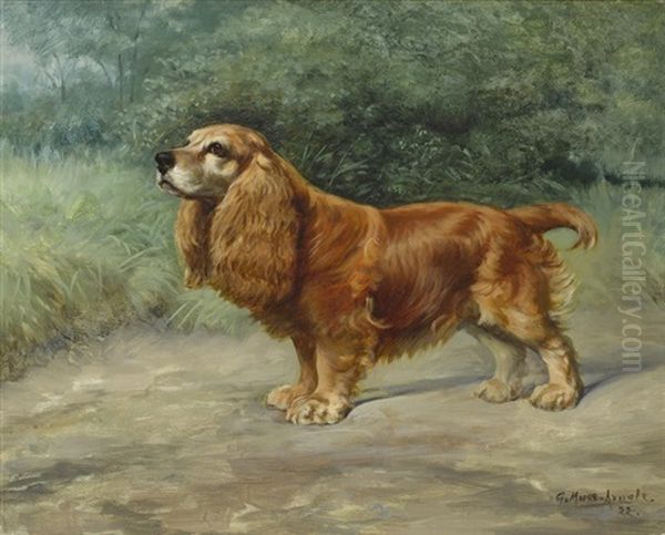 Portrait Of Fuzzie Oil Painting by Gustav Muss-Arnolt