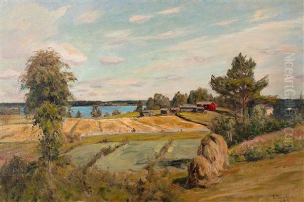 Summer Idyll Oil Painting by Elias Muukka