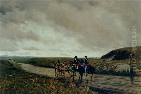 Transport Eines Gefangenen Oil Painting by Evert Louis van Muyden